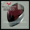 synthetic pear red decorative glass drops(GLPS0011)